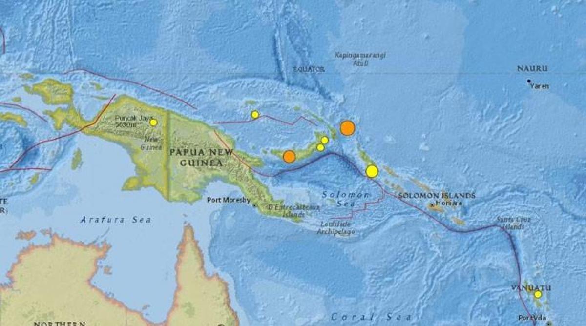 Earthquake of 8.0-magnitude strikes Papua New Guinea, Tsunami warning issued